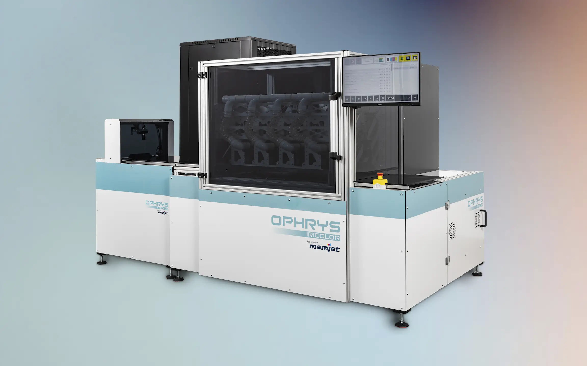 Inline envelope printer